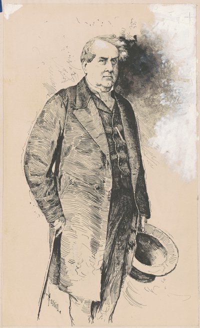 William Wilson Corcoran door Joseph Pennell