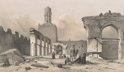 Moskee el Hakem, in Caïro, 1843 door Joseph Philibert Girault De Prangey