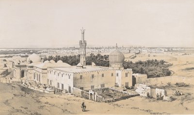 Moskee Nabédémiane, in Alexandrië door Joseph Philibert Girault De Prangey