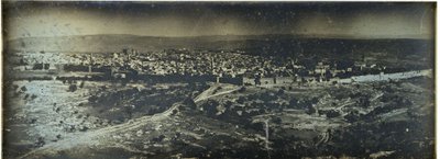 Jeruzalem: panoramisch uitzicht door Joseph Philibert Girault De Prangey