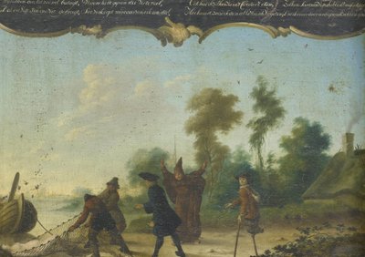 Allegorie op vrije liefde door Joseph Pierre Vianey