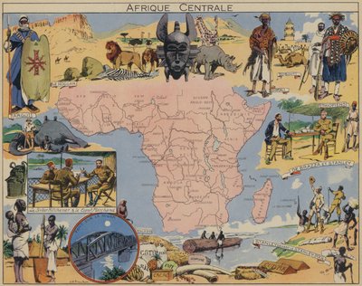 Centraal Afrika door Joseph Porphyre Pinchon