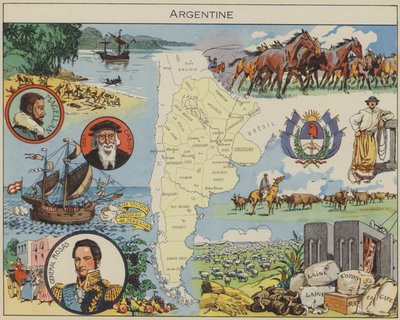 Argentinië door Joseph Porphyre Pinchon
