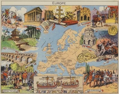 Europa door Joseph Porphyre Pinchon