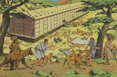De Ark van Noach door Joseph Porphyre Pinchon