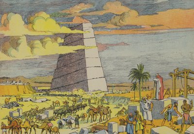 De Toren van Babel door Joseph Porphyre Pinchon