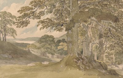 Windermere vanuit Rydal Park door Joseph Powell