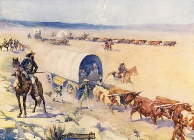 De Voor-Trekkers door Joseph Ratcliffe (after) Skelton