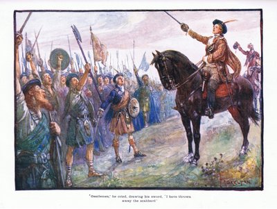 Heren, riep hij, terwijl hij zijn zwaard trok, ik heb de schede weggegooid door Joseph Ratcliffe Skelton