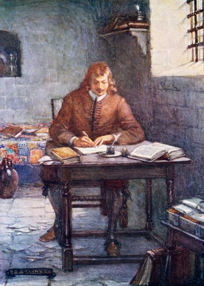 John Bunyan schrijft Pilgrim