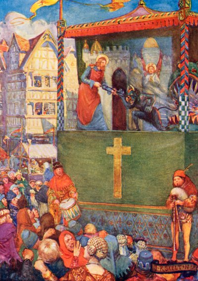 Middeleeuws mysteriespel door Joseph Ratcliffe Skelton