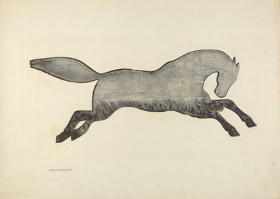 Paard Weerhaan, 1935-1942 door Joseph Rothenberg