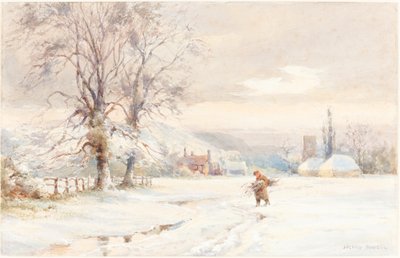 Winter door Joseph Rubens Powell