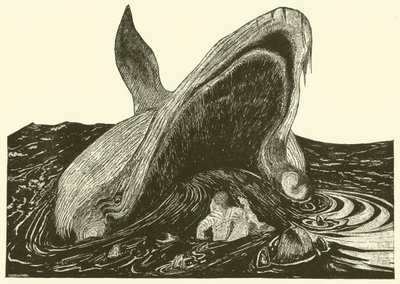 De walvis die de zeeman inslikt door Joseph Rudyard (after) Kipling