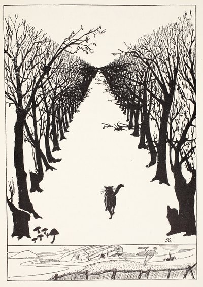 De kat die alleen liep, illustratie uit 