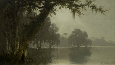 Moerasscène door Joseph Rusling Meeker