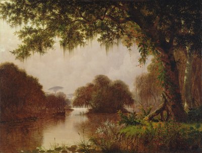 Moeras aan de Mississippi, 1871 door Joseph Rusling Meeker