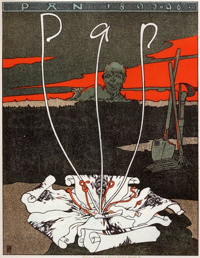 Pan, tijdschrift in art nouveau stijl, poster door Joseph Sattler door Joseph Sattler