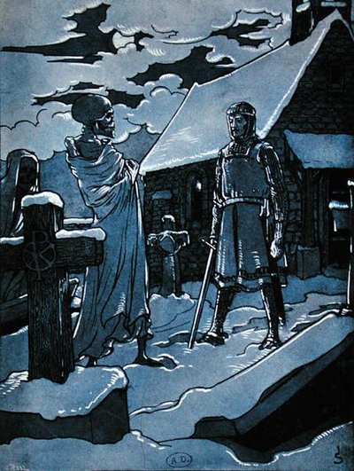 De Hulp van de Doden, illustratie uit de 