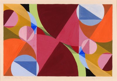 Gebied onderbroken door loodlijnen, ca. 1934 door Joseph Schillinger