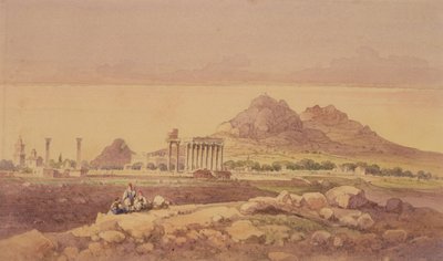 De tempel van Olympische Zeus, Athene door Joseph Schranz