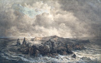 Het eiland St. Paul in de Indische Oceaan door Joseph Selleny