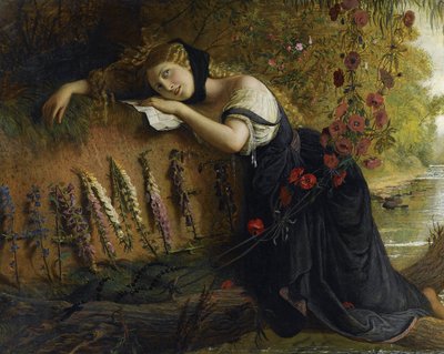 Ophelia door Joseph Severn