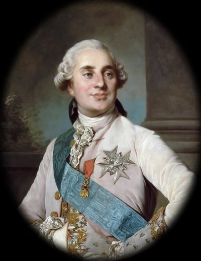Portret van Koning Lodewijk XVI 1754-1793 door Joseph Siffred Duplessis