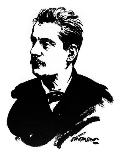 Giacomo Puccini, Italiaanse componist, 1912 door Joseph Simpson