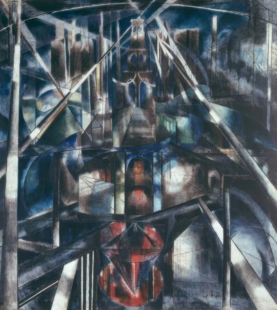Brooklyn Bridge door Joseph Stella