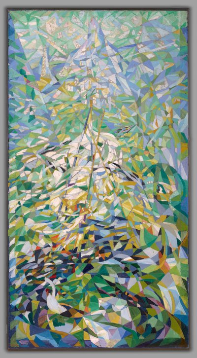Lente (De Processie), c.1914-16 door Joseph Stella