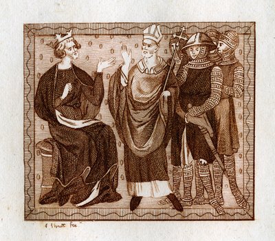 Het leven van Thomas Becket, 1801 door Joseph Strutt