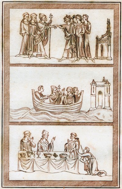 Het Leven van Thomas Becket, 1801 door Joseph Strutt