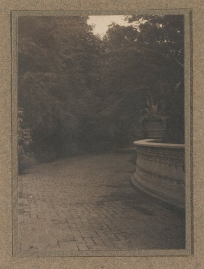 Scènes in een tuin door Joseph T. Keiley
