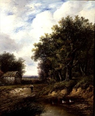Het Pad bij de Vijver door Joseph Thors