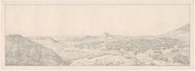 Panorama naar Athene vanuit de Tuin van Aphrodite door Joseph Thürmer