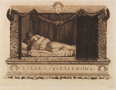 Een liefdesmysterie, 1913 door Joseph Uhl