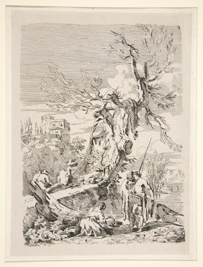De terugkeer van de visvangst door Claude Joseph Vernet