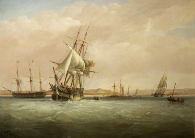King Road en de Monding van de Avon door Joseph Walter