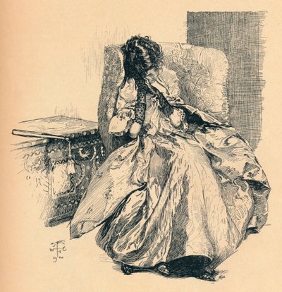 Een mijmering, ca. 1900 door Joseph Walter West