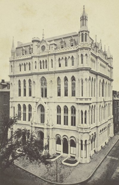 Nieuwe Vrijmetselaarstempel, Boston, 1860s door Joseph Ward