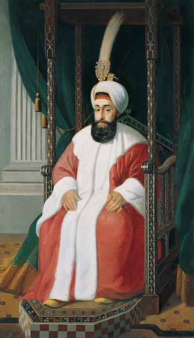 Sultan Selim III, 19e eeuw door Joseph Warnia Zarzecki