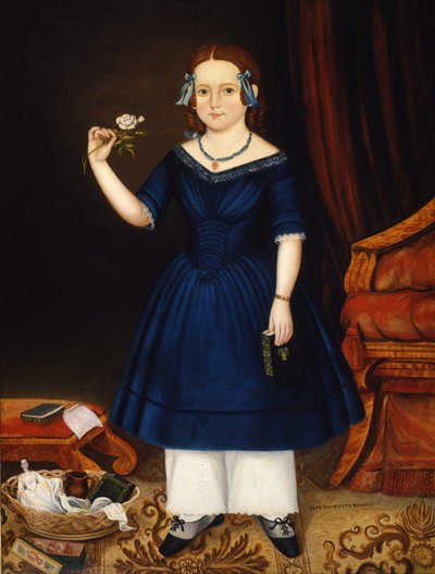 Jane Henrietta Russell, 1844 door Joseph Whiting Stock