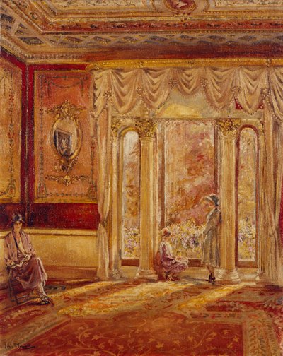 Zuid-Oost Tekenzaal, Chiswick House door Joseph Williams Topham Vinall