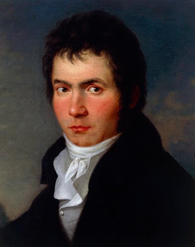 Portret van Ludwig van Beethoven door Joseph Willibrord Mahler