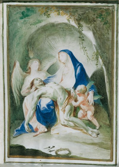Maria met het lichaam van Christus door Joseph Winterhalder d. J.