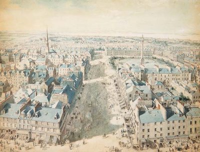 Noordelijk Uitzicht vanaf Scott Monument, 14:45 uur 15 september door Joseph Woodfall Ebsworth