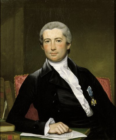 Portret van generaal Giles door Joseph Wright