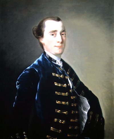 Portret van Sampson Copestake (d.1781) van Kirk Langley door Joseph Wright of Derby