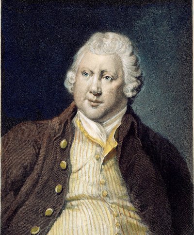 Portret van Sir Richard Arkwright 1732-1792, ca. 1790 door Joseph Wright of Derby